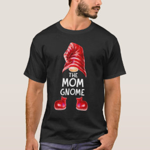Matching Family The Mom Gnome Christmas Pj Group T-Shirt
