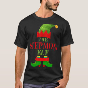 Matching Family The Stepmom Elf Christmas Pj Group T-Shirt