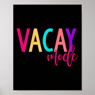 Matching Family Vacation S Vacay Mode Summer Poster