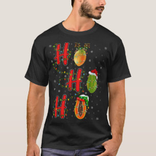 Matching Family Xmas Santa Ho Ho Ho Papaya Christm T-Shirt