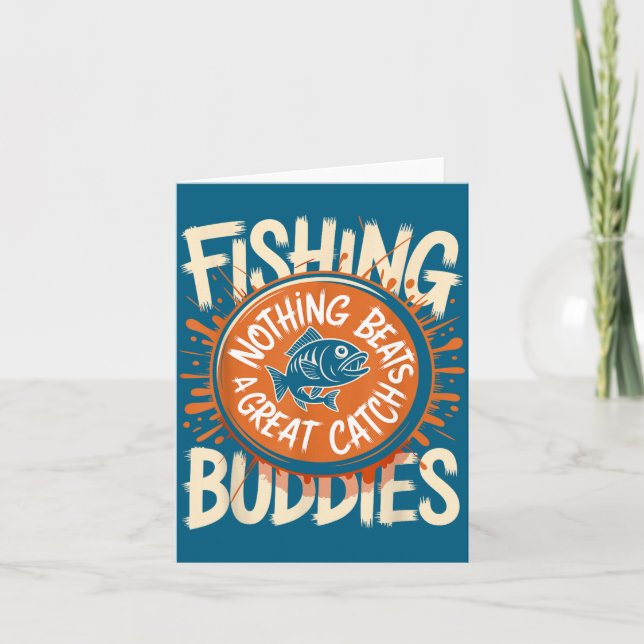 Matching Fishing Buddies Team Fisherman Friends Ch Card (Front)