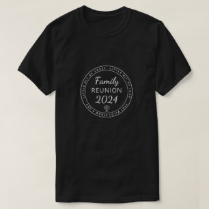 Matching Funny Black Family Reunion 2024  T-Shirt