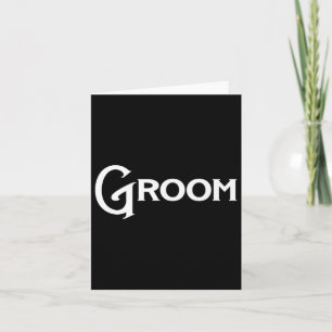 Matching Getting Ready Bride &amp; Groom Wedding G Card