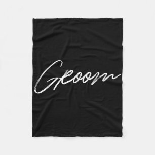 Matching Getting Ready Bride Groom Squad Wedding Fleece Blanket