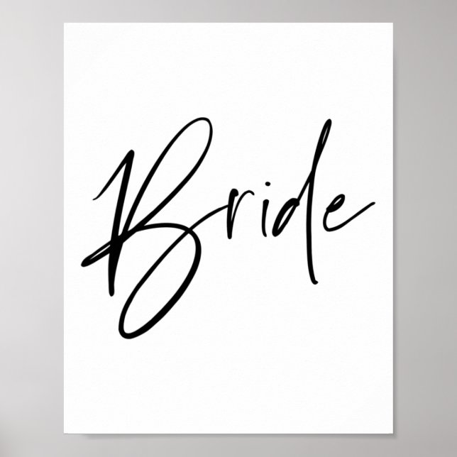 Matching Getting Ready For The Wedding Bride And G Poster (Front)