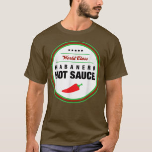 Matching Group Halloween Costume , Hot Sauce Label T-Shirt