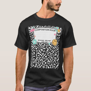 Matching Group Halloween Teacher Composition Book T-Shirt