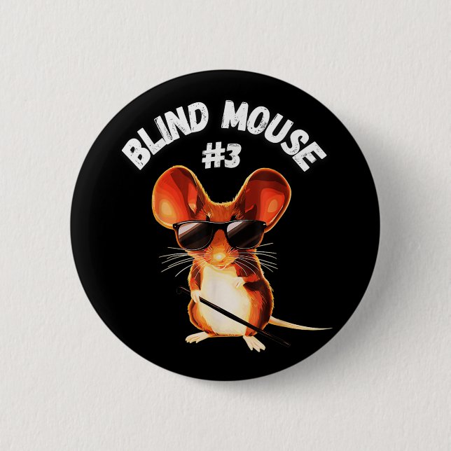 Matching Group Outfit #1 Of 3 - Three Blind Mice C 2 Inch Round Button (Front)