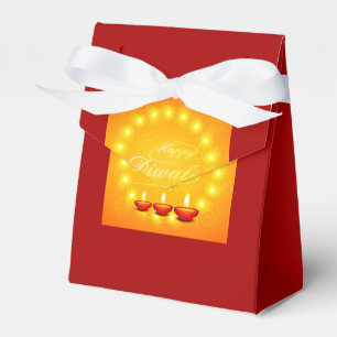 Matching Happy Diwali Yellow - Favor Box
