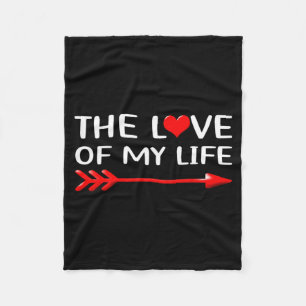 Matching His And Hers Couples Funny Set Valentine  Fleece Blanket