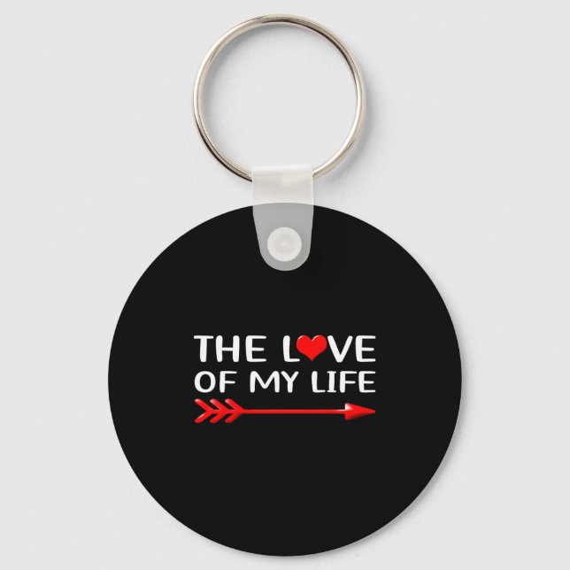 Matching His And Hers Couples Funny Set Valentine  Keychain (Front)