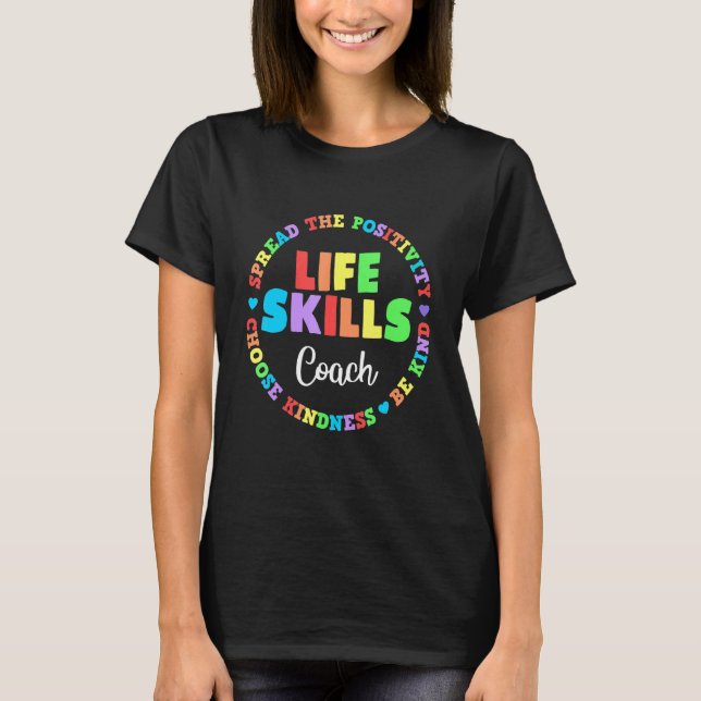 Matching Life Skills Coach Teacher Crew Special SP T-Shirt (Front)