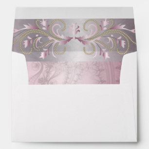Matching lined envelopes for Wedding invitation
