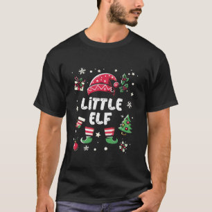 Matching Little Elf Family Christmas Costume Tee L