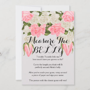 Matching Measure the Belly Game Instructions