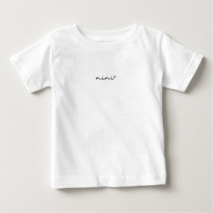 Matching Mini Me With Heart Baby Shirt