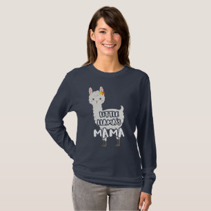 Matching Mother Daughter Little Llamas Mama T-Shirt