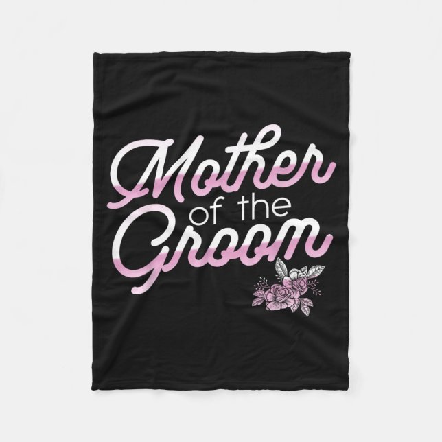Matching Mother Of The Groom Bride Team For Future Fleece Blanket (Front)