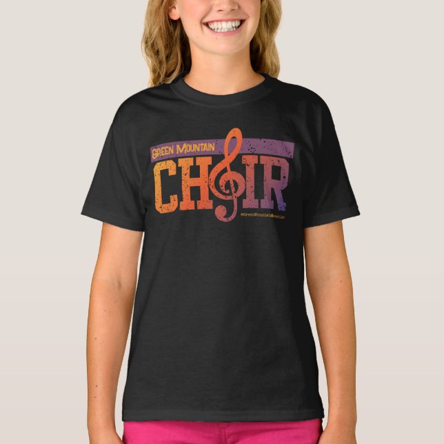 Matching Name Choir Group Social Handle T-Shirt (Front)