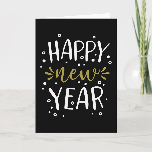Matching New Year 2022 Family Funny Happy Card (Front)