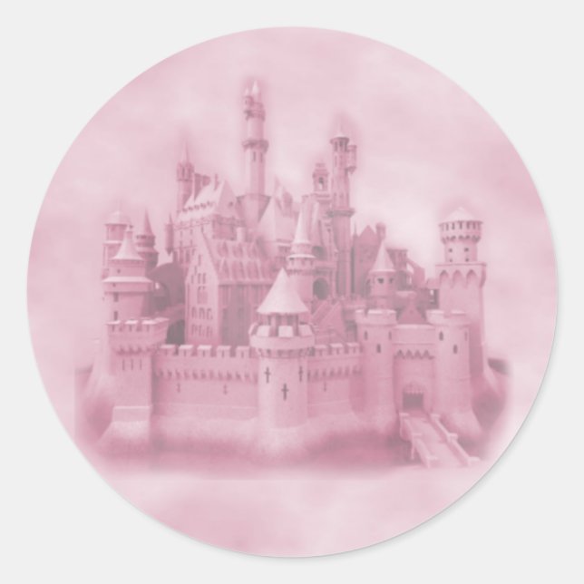 Matching Princess Wedding Envelope Seals Labels (Front)