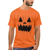 Matching Pumpkin Face Halloween T-Shirt 