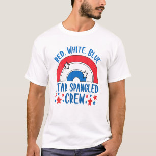 Matching Red White And Blue 4Th Of July Star Spang T-Shirt