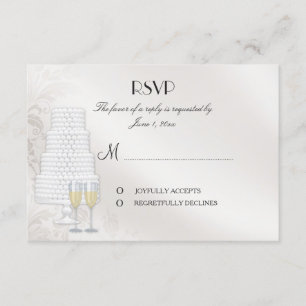 Matching RSVP Card for Gay Wedding Invitation