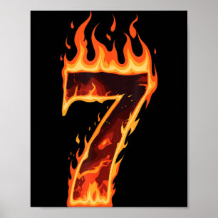 Matching Six Seven Flaming Ice Funny Meme 67 Coupl Poster