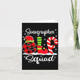 Matching Squad X Sonographer Elf mas Card
