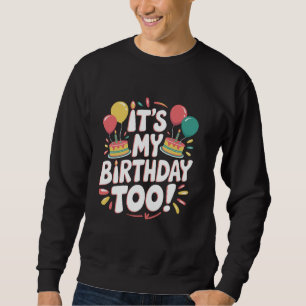 Matching Twin Triplet Birthday Gift for Siblings F Sweatshirt