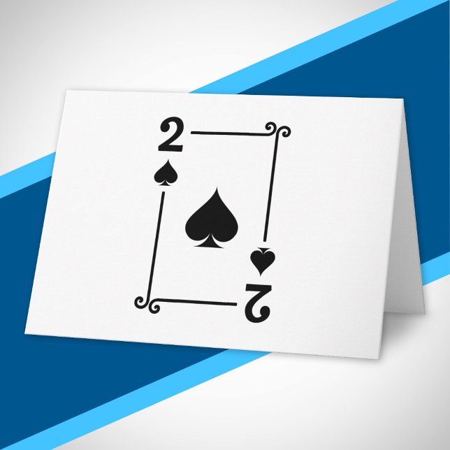 Matching Two Spades Suit Playing Cards Modern 2 (Creator Uploaded)