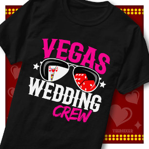 Matching Vegas Wedding Party Crew Cute Bridal T-Shirt
