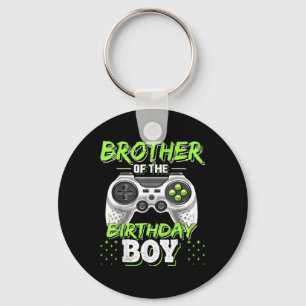 Matching Video Game Birthday Brother Of The Birthd Keychain