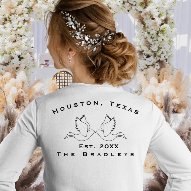 Matching Wedding Party Keepsake- Group Shirt (Custom Bridesmaid Wedding Party Shirts)