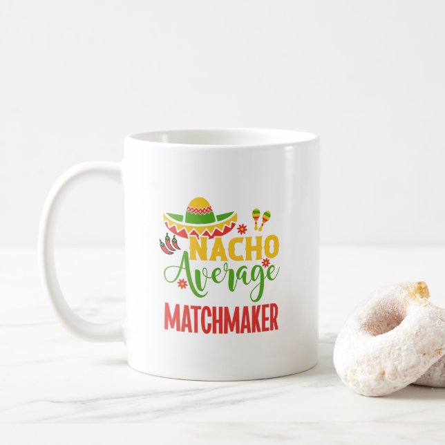 Matchmaker Mom Marriage Broker Coffee Mug (With Donut)