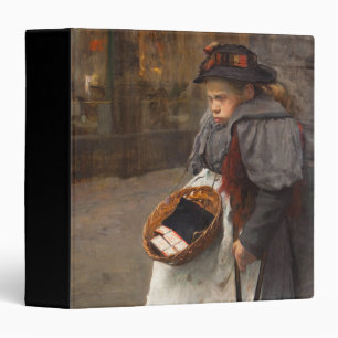 Matchstick Girl Poor Street Urchin Urban Poverty   Binder