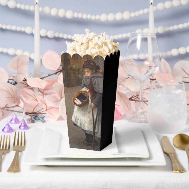 Matchstick Girl Poor Street Urchin Urban Poverty   Favor Box (Wedding)