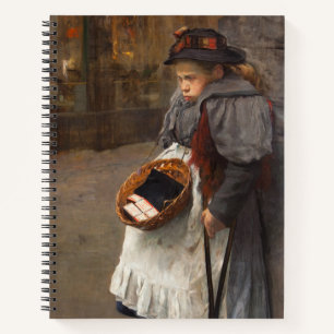 Matchstick Girl Poor Street Urchin Urban Poverty   Notebook