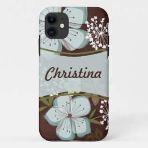 Mate ID™ iPhone 5 Case Hawaiian Blue Flower