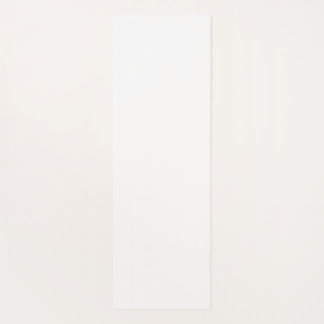 Matelas de yoga jaune et blanc