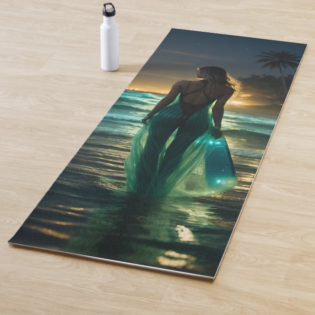 Matelas de yoga naturel (En situation)