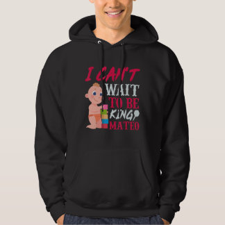 Mateo Pregnancy Announcement Baby 9 Month Celebrat Hoodie