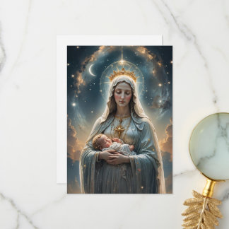 Mater Dei Flat  Prayer / Greeting Card