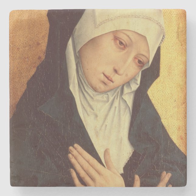 Mater Dolorosa Stone Coaster (Front)