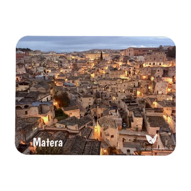 Matera, Italy - magnet by Velvet Escape (Horizontal)