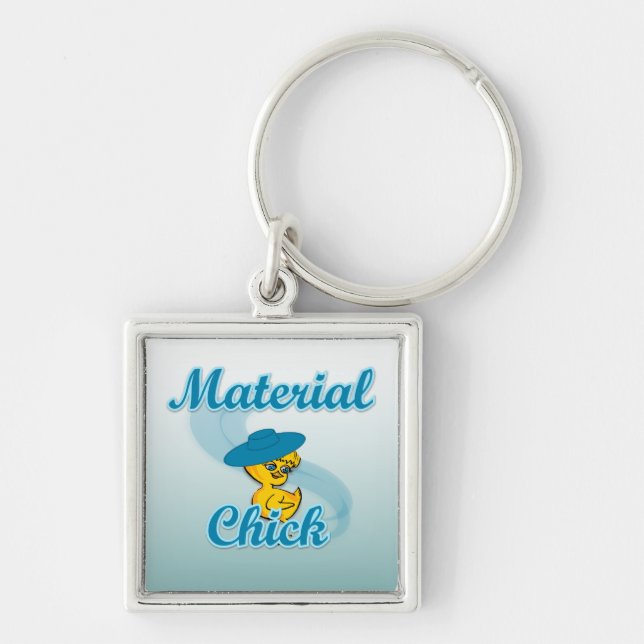 Material Chick #3 Keychain (Front)