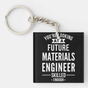 materials engineer gift keychain