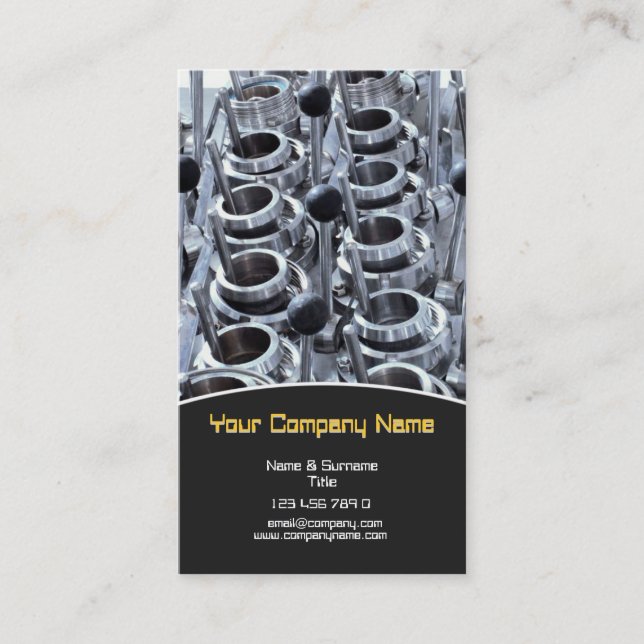 Materials engineer metallurgist metallurgical business card (Front)