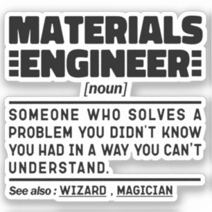 Materials Engineer Noun Cool Engineering Worker